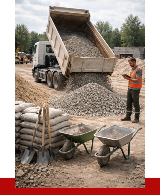 Доставка нерудных материалов в Муроме от 1225 руб. | ПРОНЕРУДМум
