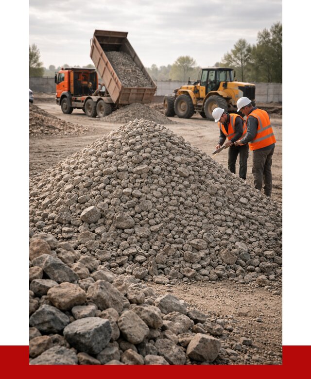 Гранитный щебень фракция 40-70 в Муроме от 2553 руб ПРОНЕРУДМум