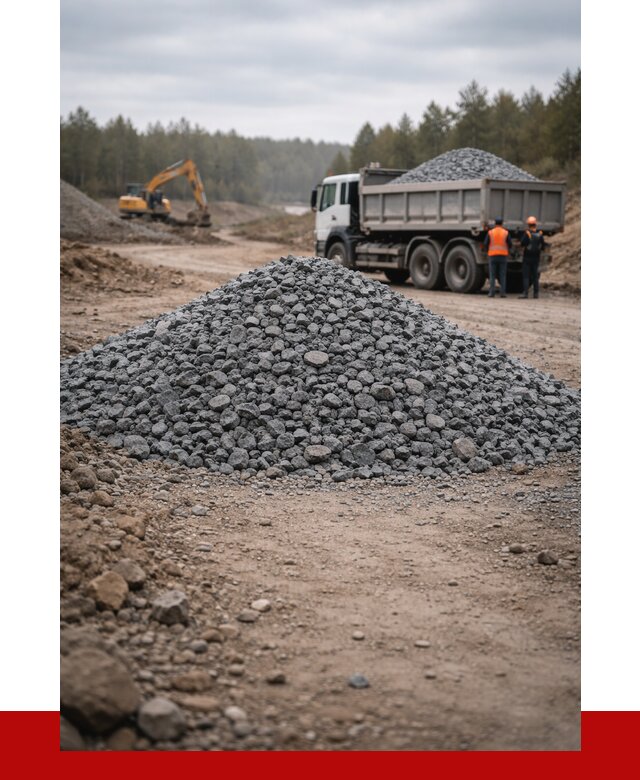 Щебень габбро диабаз фракция 40-70 в Муроме от 2246 р-ПРОНЕРУДМум