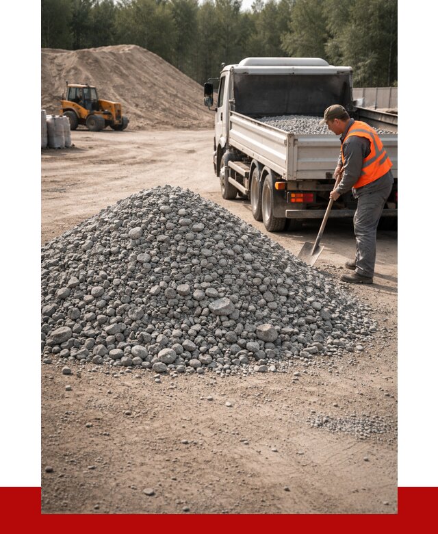 Гравийный щебень фракция 5-10 в Муроме от 2246 р. | ПРОНЕРУДМум