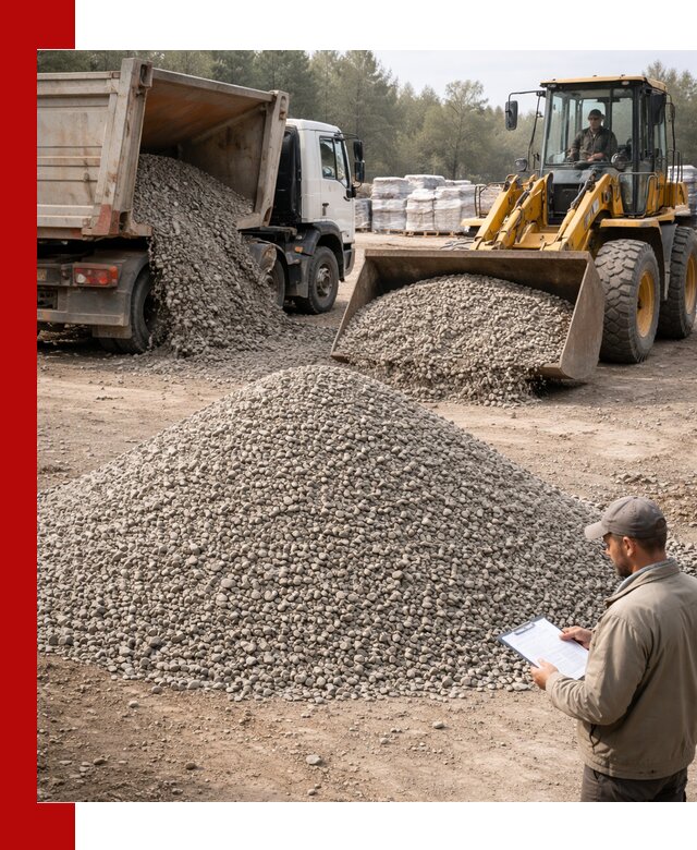 Гравийный щебень фракция 5–10 с доставкой в Муроме