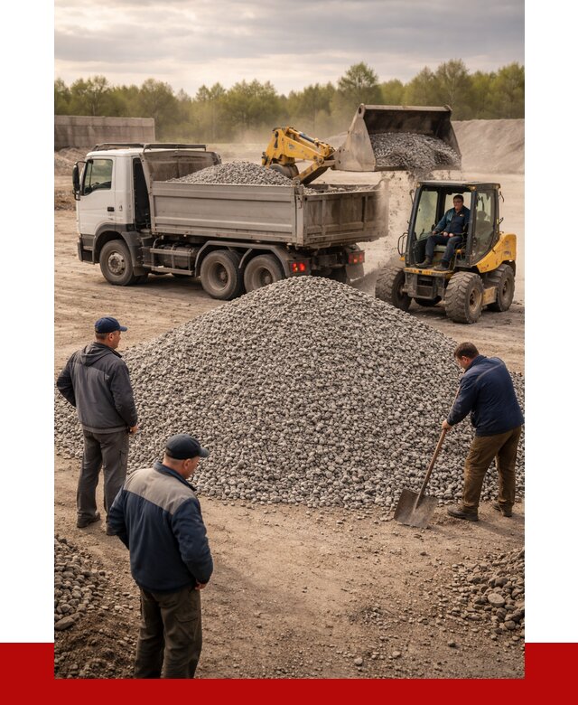 Гравийный щебень фракция 5-20 в Муроме от 2450 р. ПРОНЕРУДМум