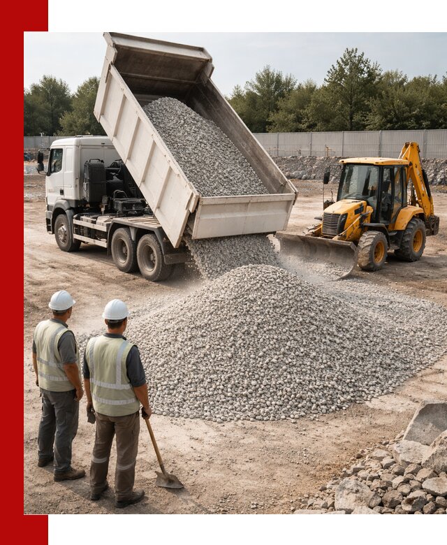 Купить известняковый щебень фракции 5–10 мм с доставкой в Муроме
