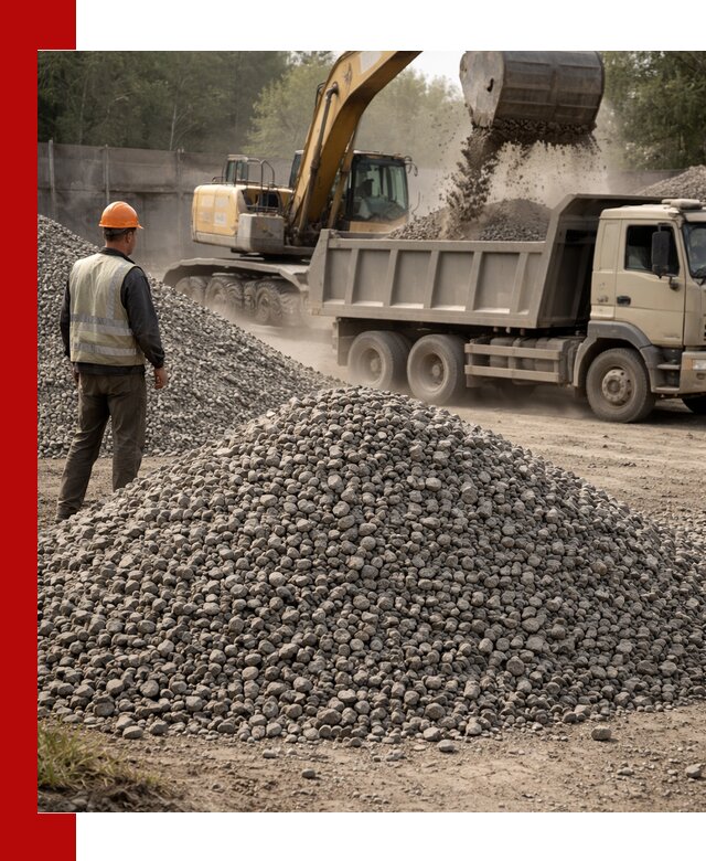 Шлаковый щебень фракция 5-20 с доставкой в Муроме
