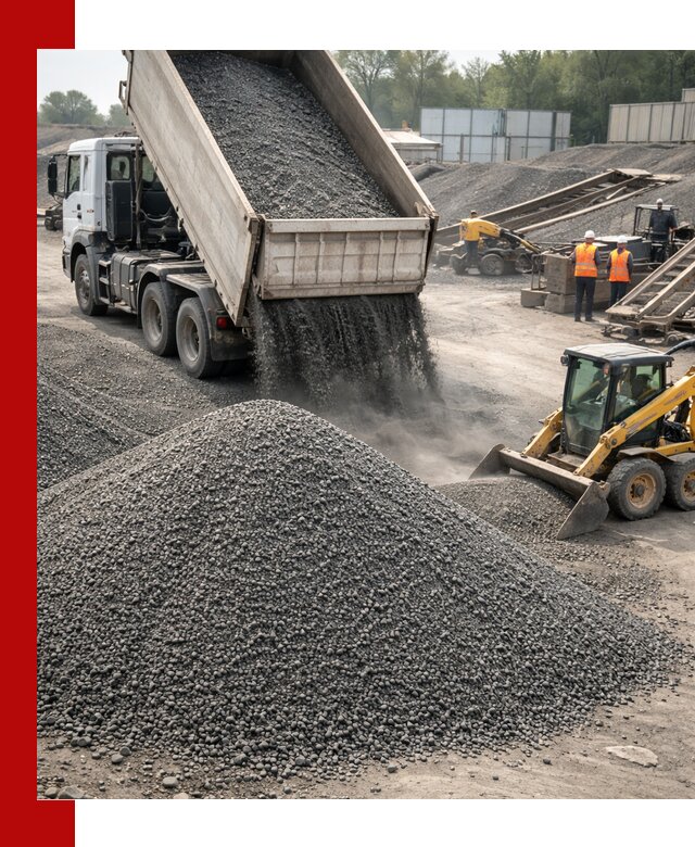 Вторичный щебень фракция 0–5 с доставкой в Муроме
