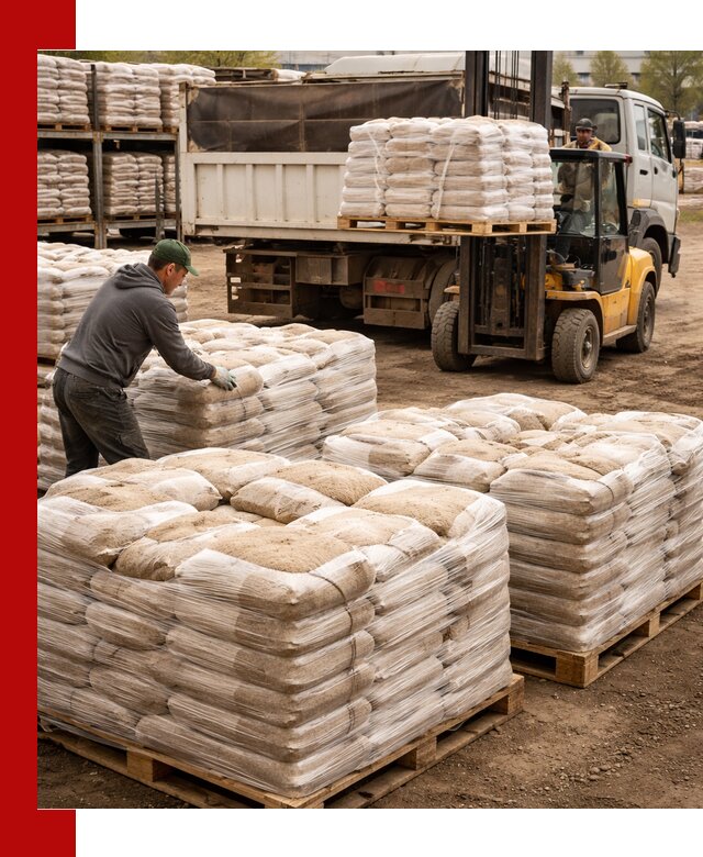 Карьерный песок в мешках с доставкой в Муроме