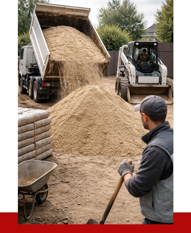 Мытый речной песок с доставкой в Муроме от 1480 р. | ПРОНЕРУДМум