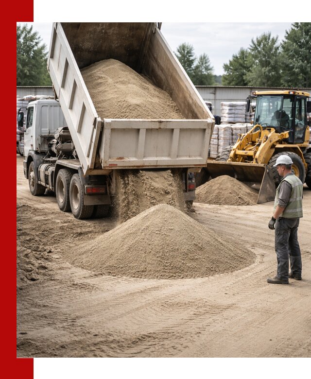 Поставка и доставка песка для бетона в Муроме