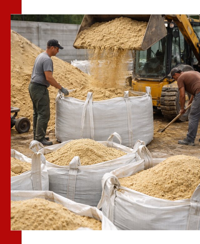 Поставка качественного песка для кладки в Муроме