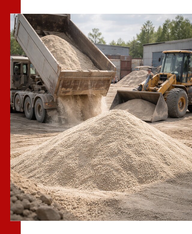 Кварцевый песок с доставкой в Муроме для строительных работ