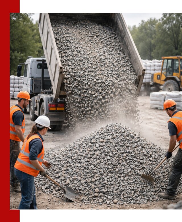 Доставка гравия и камня в Муроме оптом и в розницу