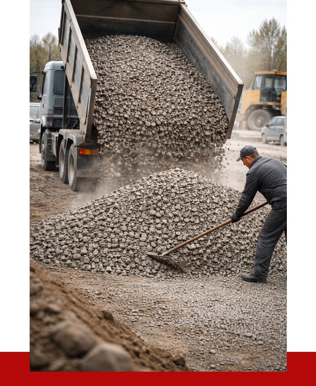 Гравий фракция 20-40 в Муроме от 2553 р. доставка | ПРОНЕРУДМум