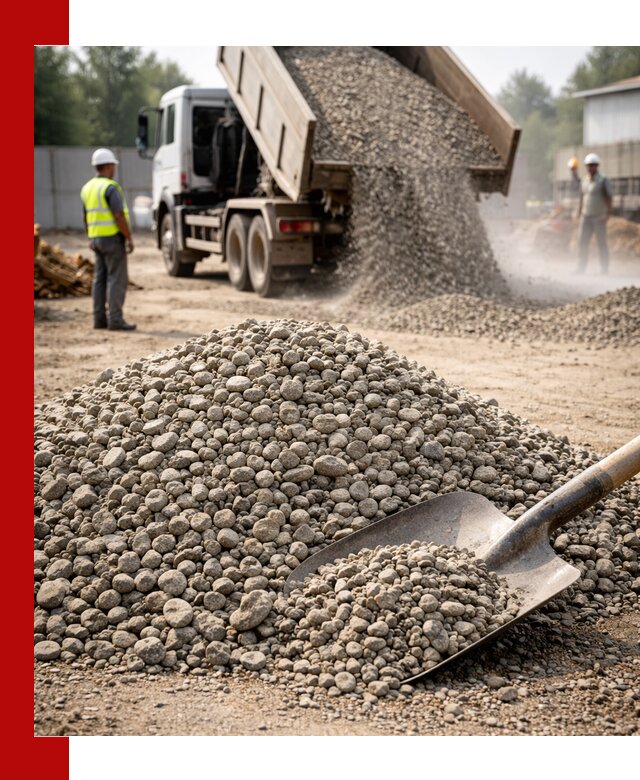 Доставка гравия фракции 20-40 в Муроме с самосвалами