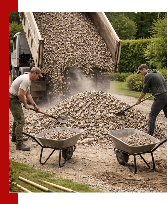 Доставка и продажа декоративной гальки в Муроме