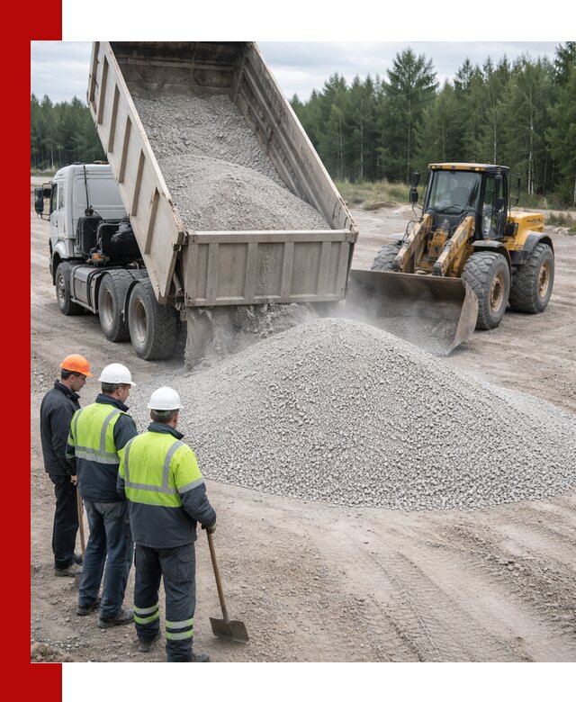 Известняковый отсев 0-5 доставка в Муроме быстро и выгодно