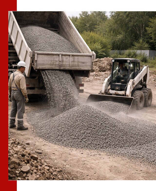 Доставка гравийного отсева 0-5 в Муроме оптом и в розницу