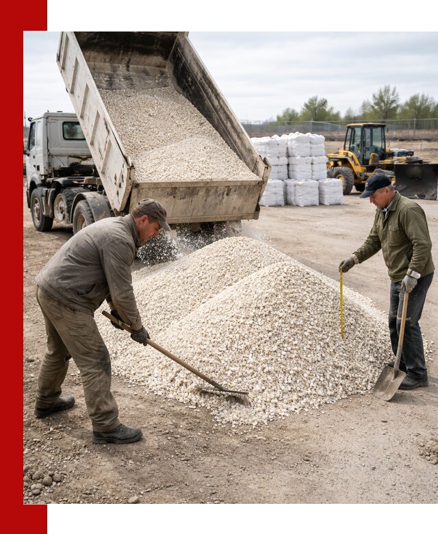 Мраморная крошка с доставкой и разгрузкой в Муроме