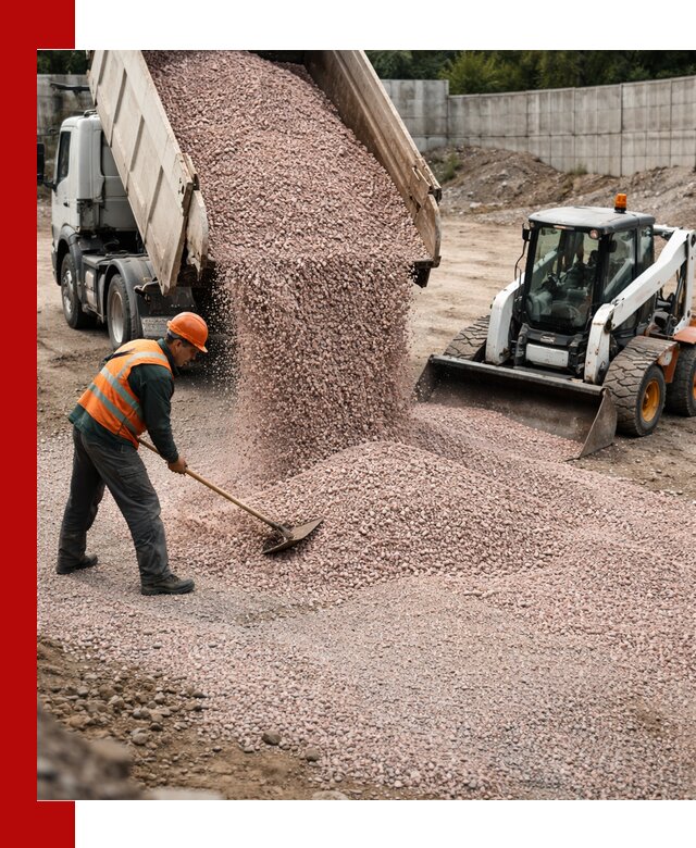 Крошка розовый гранит с доставкой в Муроме от производителя