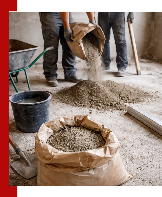 Доставка сухой смеси для стяжки в Муроме