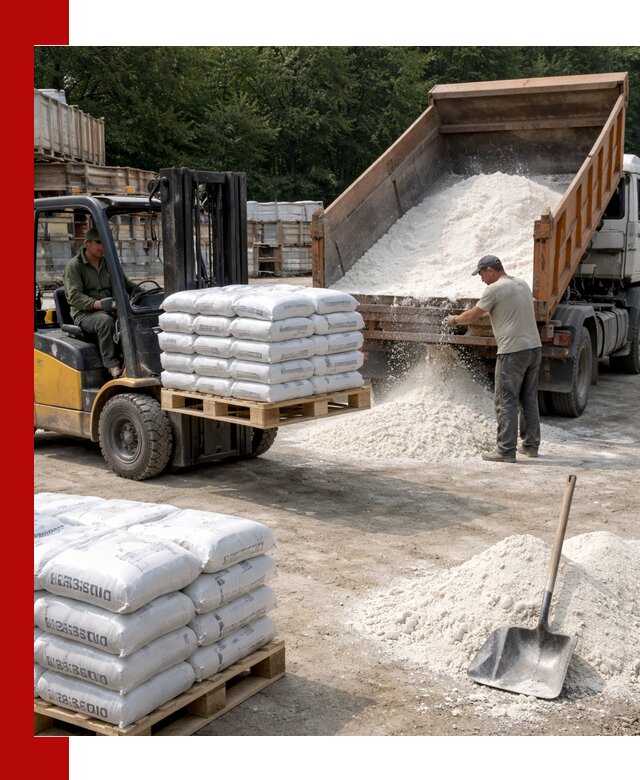 Доставка строительной извести оптом и в розницу в Муроме