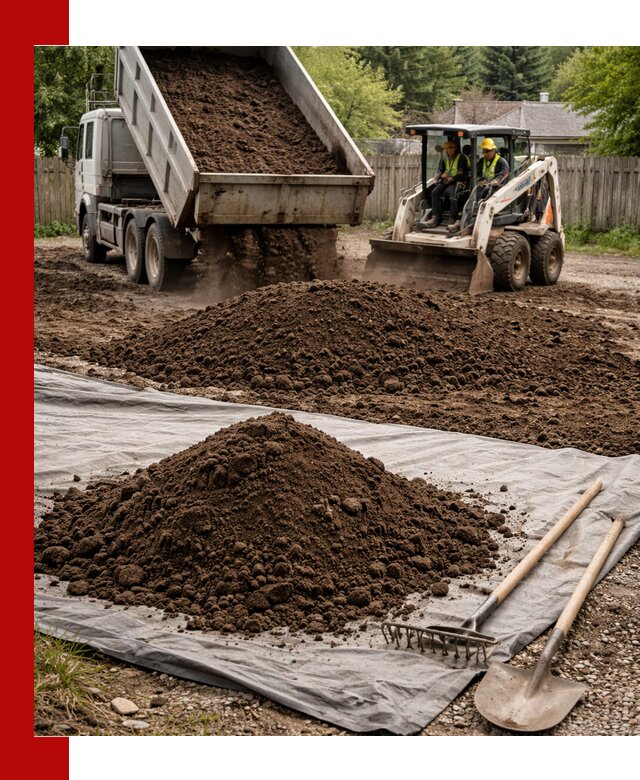 Грунт для отсыпки участка с доставкой в Муроме