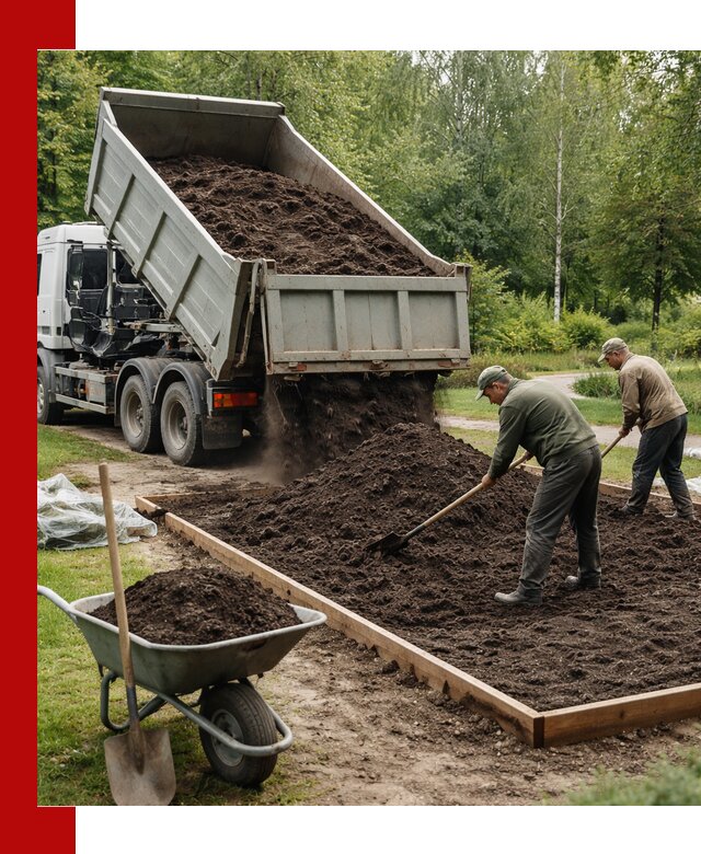 Доставка грунта для озеленения и благоустройства в Муроме