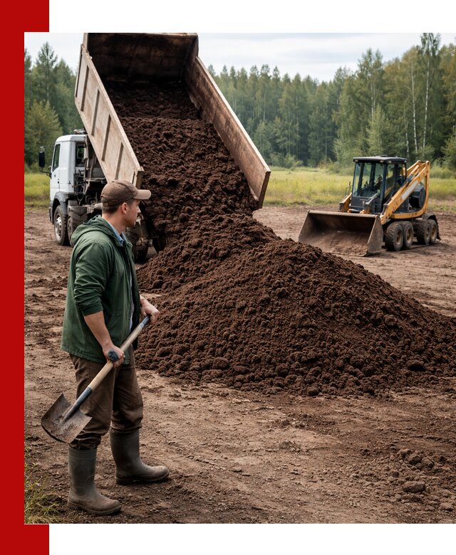 Купить верховой торф с доставкой в Муре для садоводства и растений