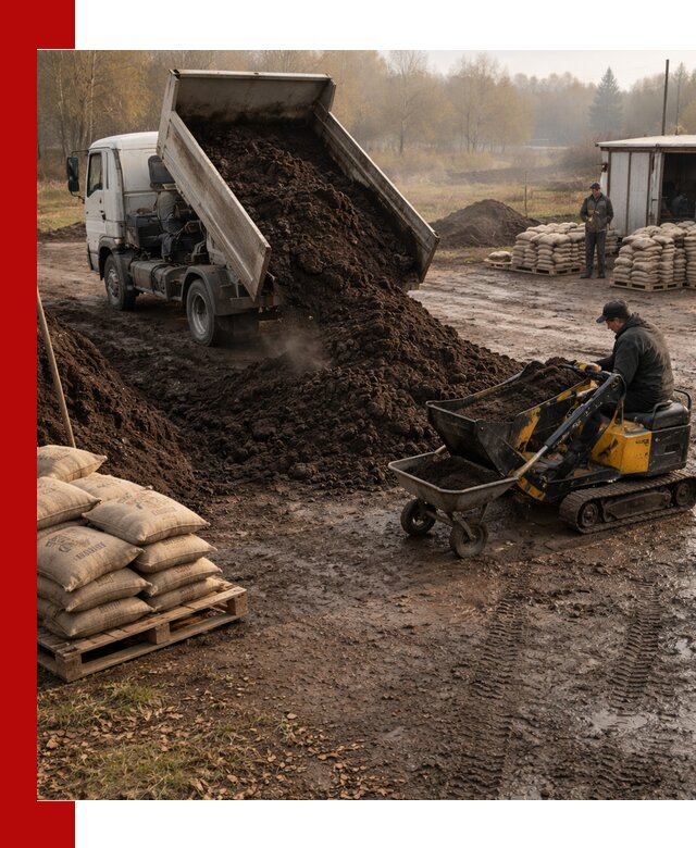 Кислый торф в доставке по выгодным ценам в Муроме