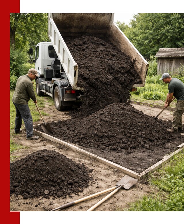 Купить чистый чернозем для огорода с доставкой в Муроме