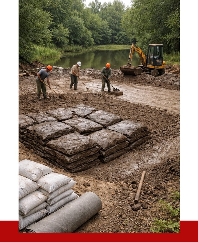 Купить глину для пруда в Муроме от 4595 р. с доставкой | ПРОНЕРУДМум