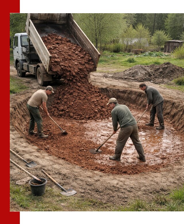 Купить качественную глину для пруда в Муроме