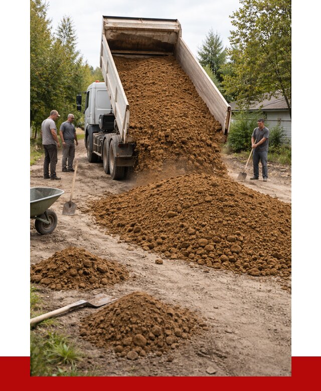 Купить суглинок с доставкой в Муроме от 2553 р. за куб | ПРОНЕРУДМум