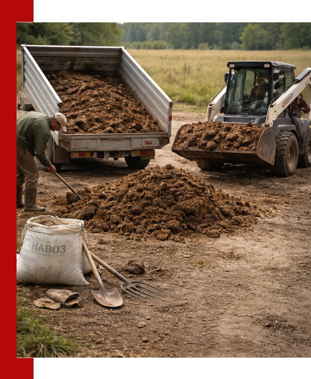 Доставка конского навоза в Муроме с разгрузкой и доставкой на объект