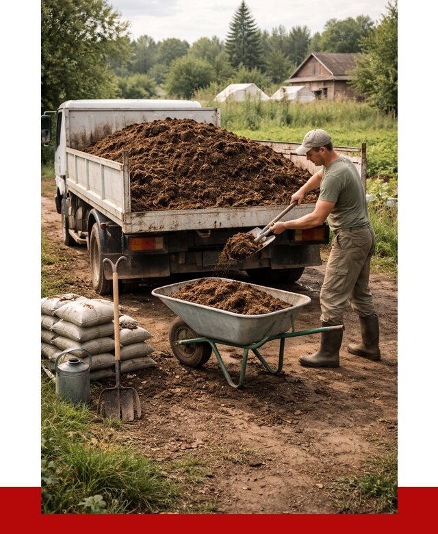 Купить коровий навоз с доставкой в Муроме от 1838 р. | ПРОНЕРУДМум