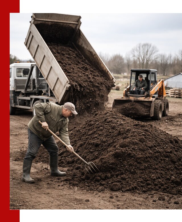 Доставка и продажа перегноя в Муроме быстро и дешево