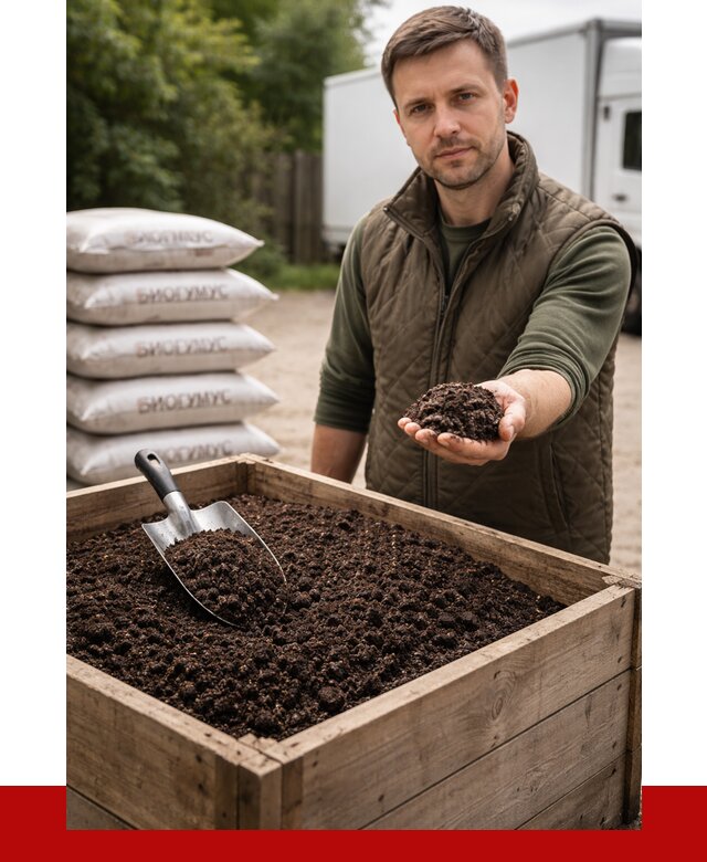 Купить биогумус в Муроме с доставкой от 8679 р. за куб | ПРОНЕРУДМум