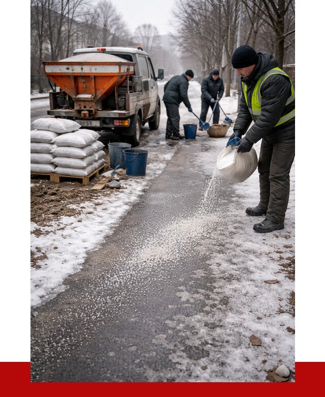 Реагент против гололеда в Муроме с доставкой от 4595 р. | ПРОНЕРУДМум