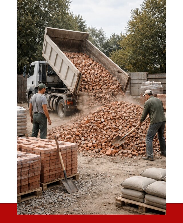 Бой кирпича в Муроме с доставкой от 4288 руб/куб | ПРОНЕРУДМум