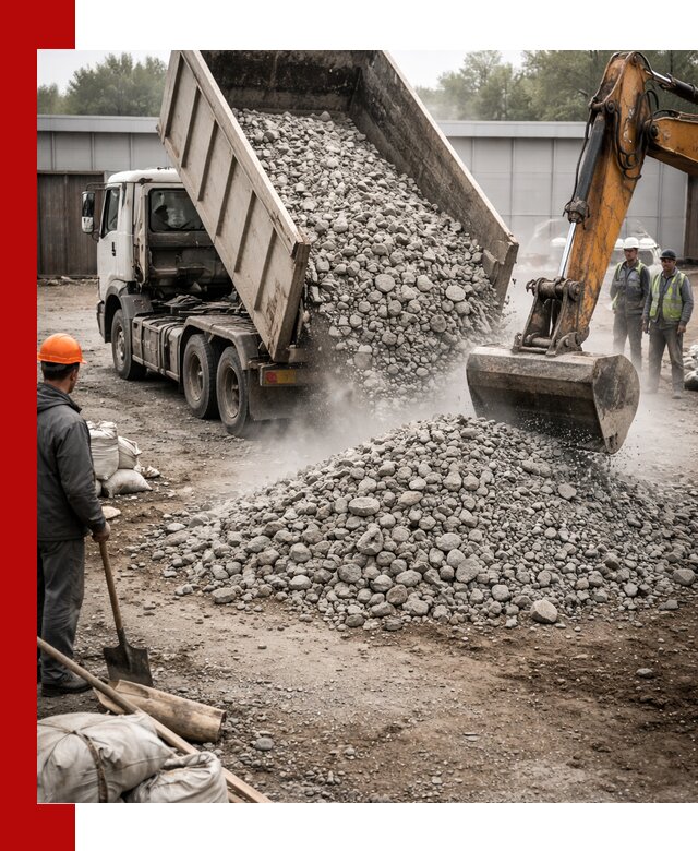 Доставка дробленого бетона в Муроме оптом и в розницу