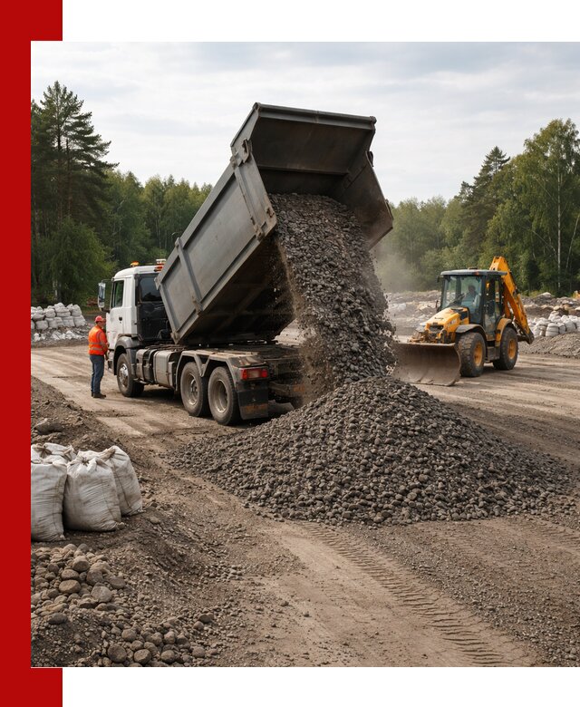 Доставка дробленого асфальта в Муроме для дорожных работ
