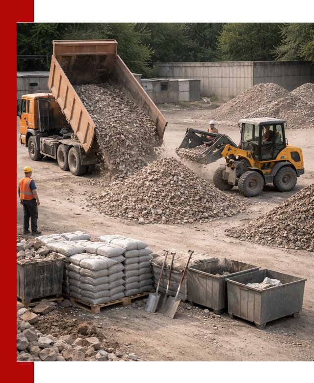 Вторичные материалы для отсыпки в Муроме — поставка и доставка