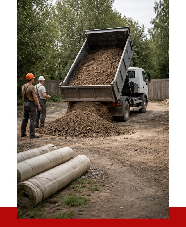 Доставка сыпучих материалов самосвалом в [cvi] от 4288 р. | ПРОНЕРУДМум