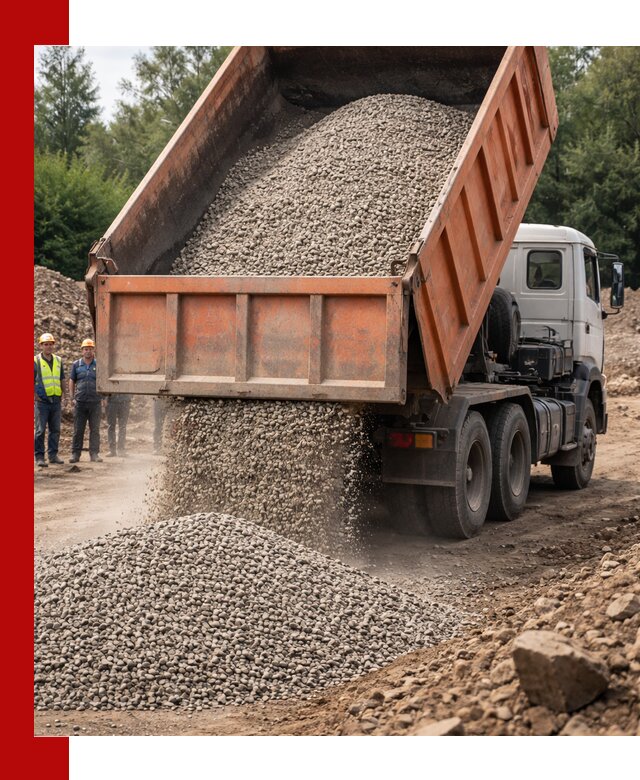 Доставка сыпучих материалов самосвалом в Муроме быстро и надежно