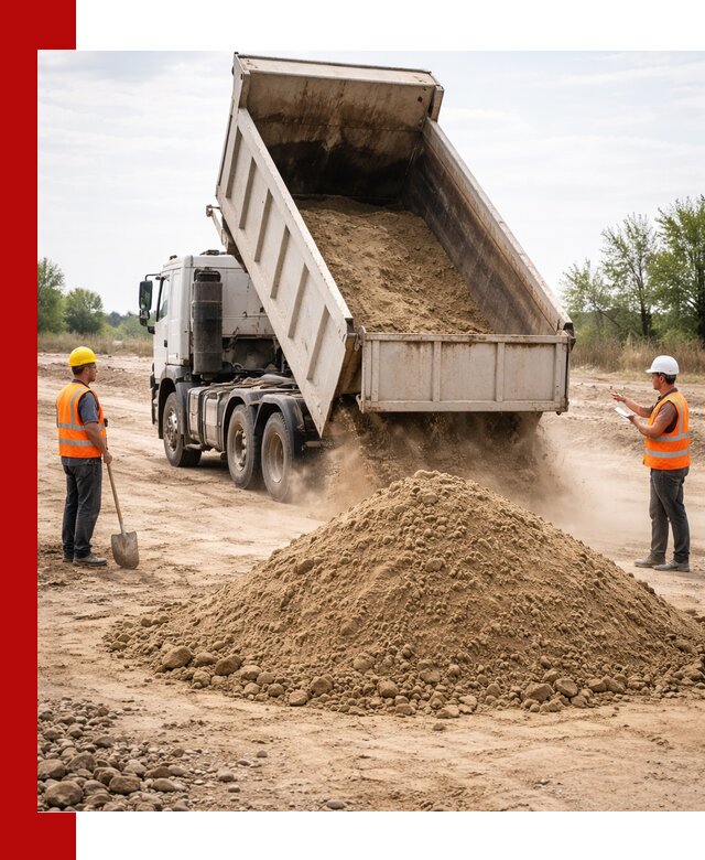 Доставка самосвалом 15 кубов в Муроме за город и по городу