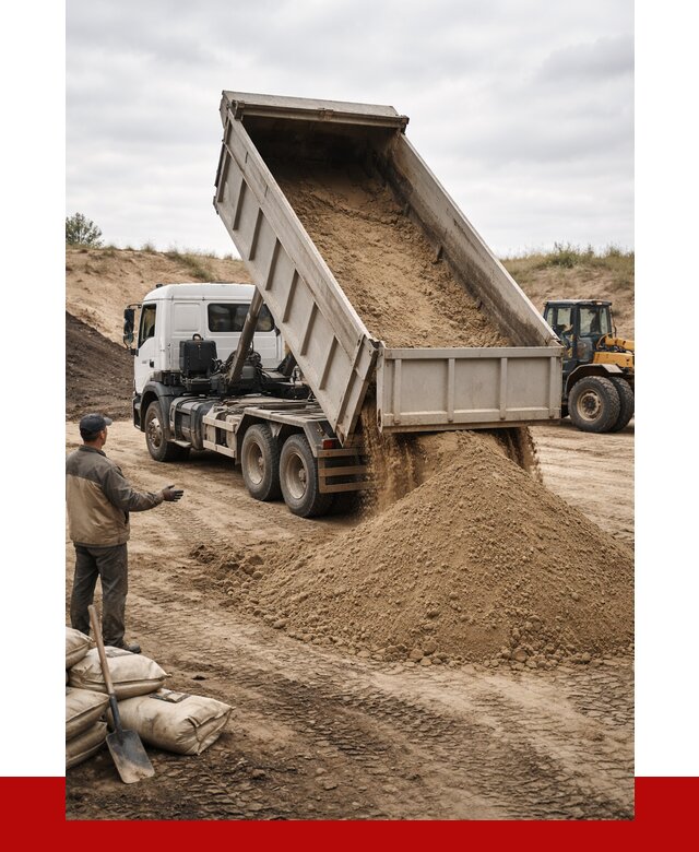 Доставка самосвалом 20 кубов в Муроме от 7658 р. | ПРОНЕРУДМум