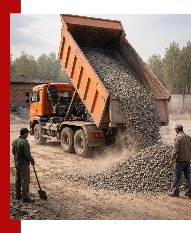 Доставка самосвалом 20 м3 в Муроме быстро и надежно