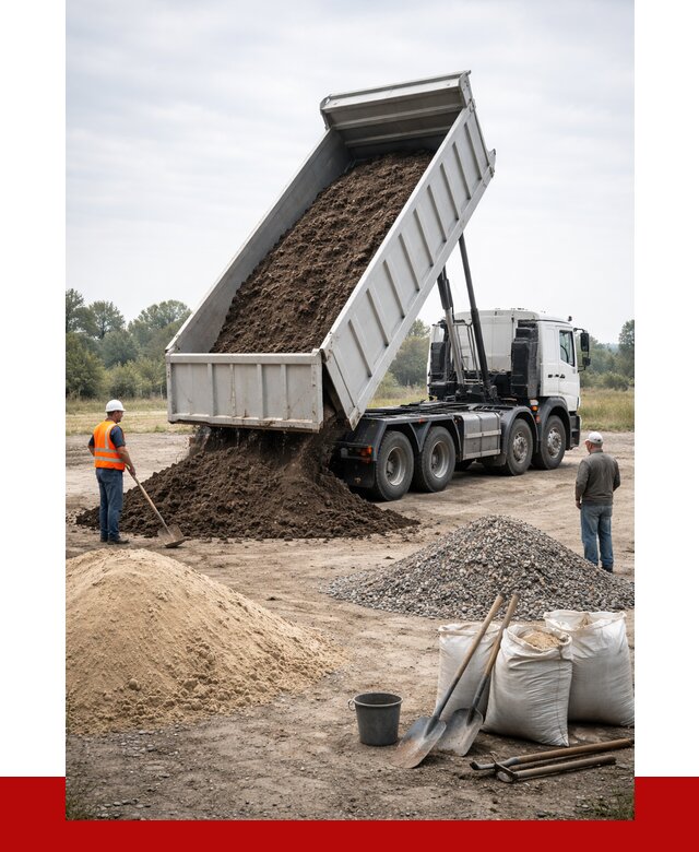 Доставка самосвалом 30 кубов в Муроме от 8679 р. | ПРОНЕРУДМум