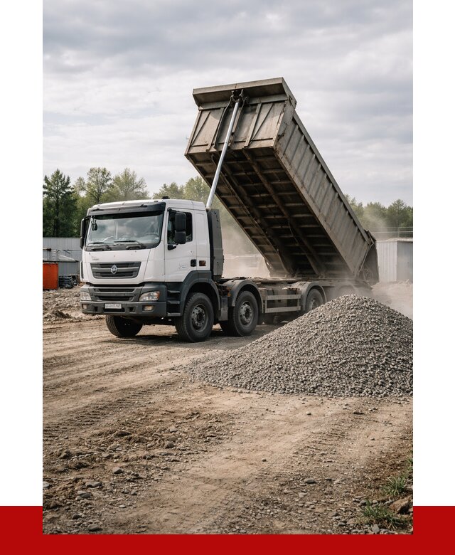 Доставка самосвалом 40 кубов в Муроме от 9189 р. | ПРОНЕРУДМум