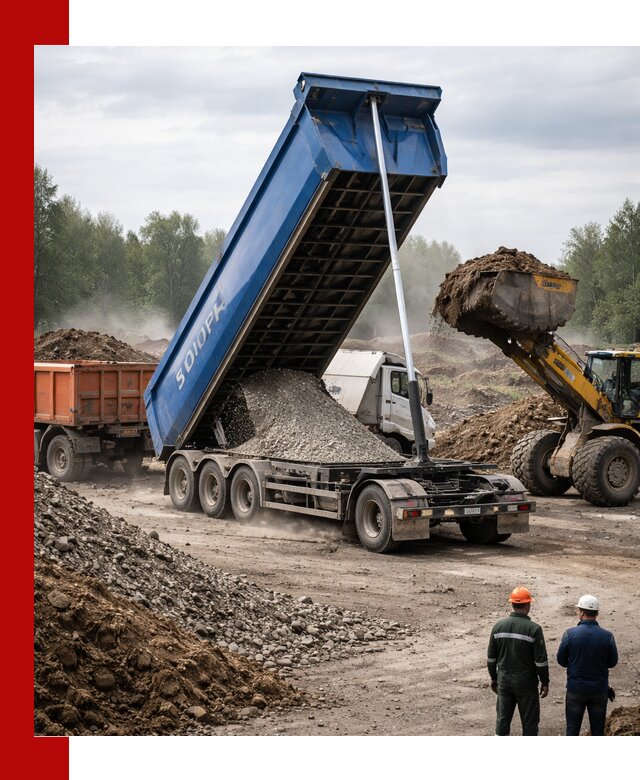 Аренда тонар 40 тонн в Муроме с доставкой материалов