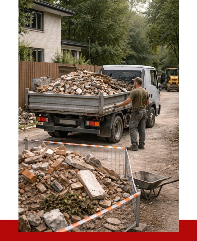 Вывоз строительного мусора с погрузкой в Муроме от 7658 р | ПРОНЕРУДМум